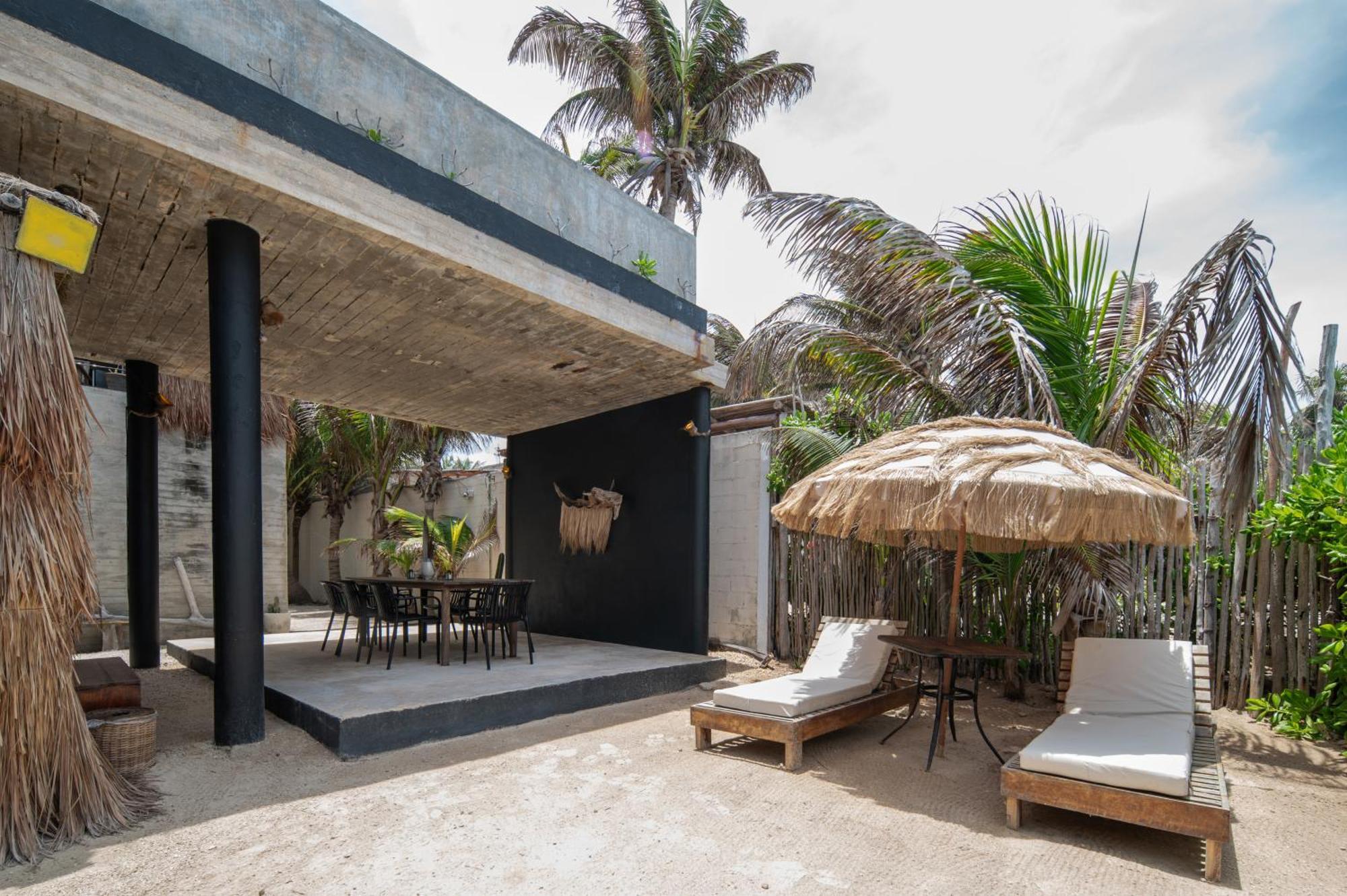 Tropicalito Villa On The Beach 图卢姆 外观 照片